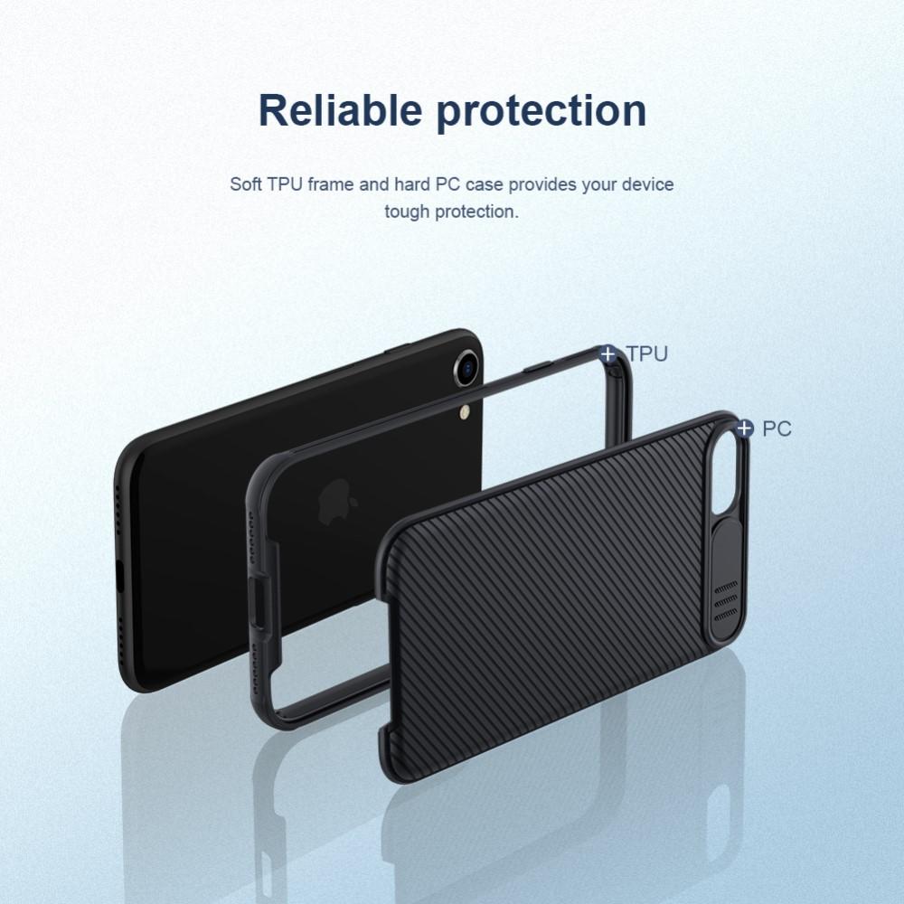 iPhone SE (2020) Skal med kameraskydd - CamShield, svart