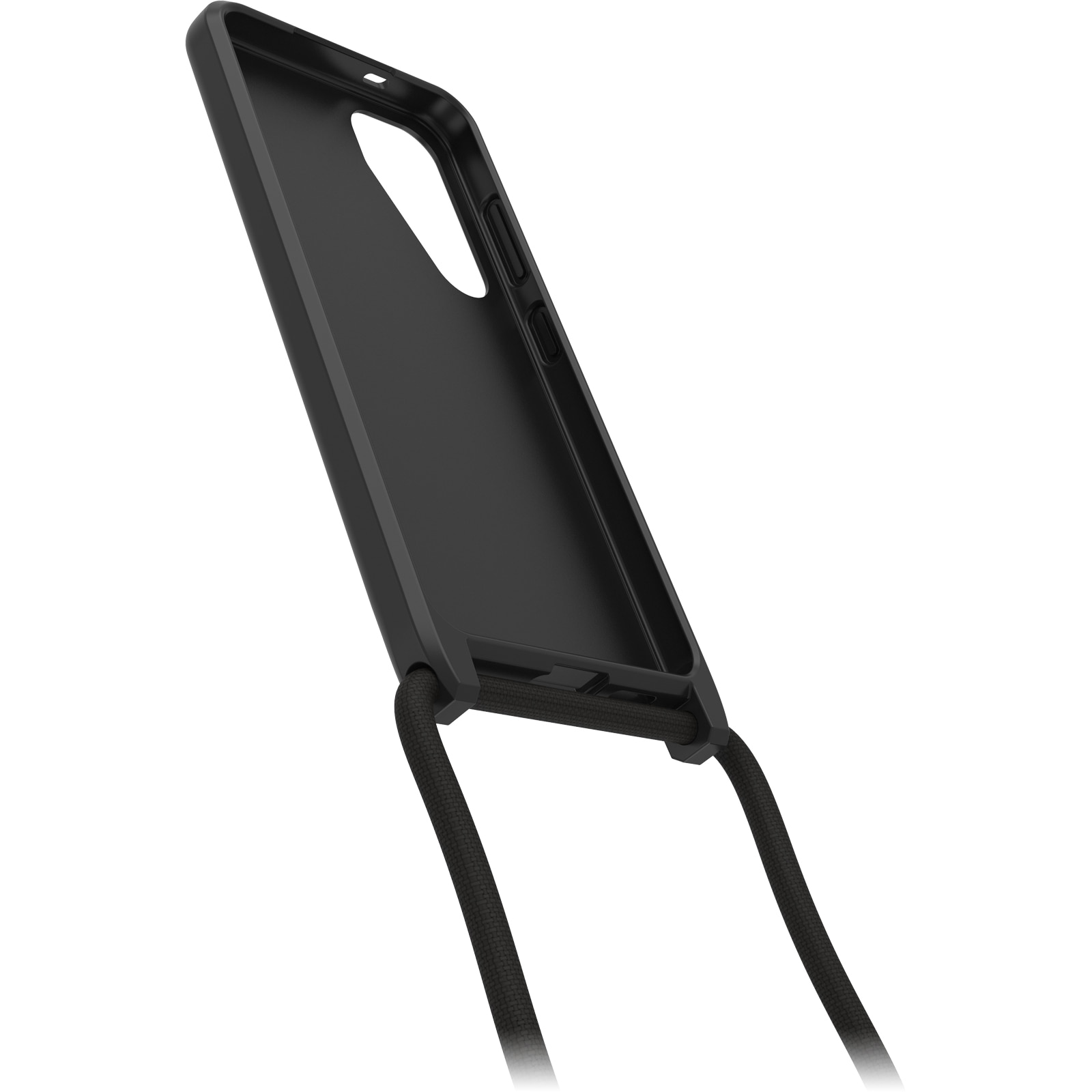 Samsung Galaxy S24 Skal med halsband React Necklace, svart
