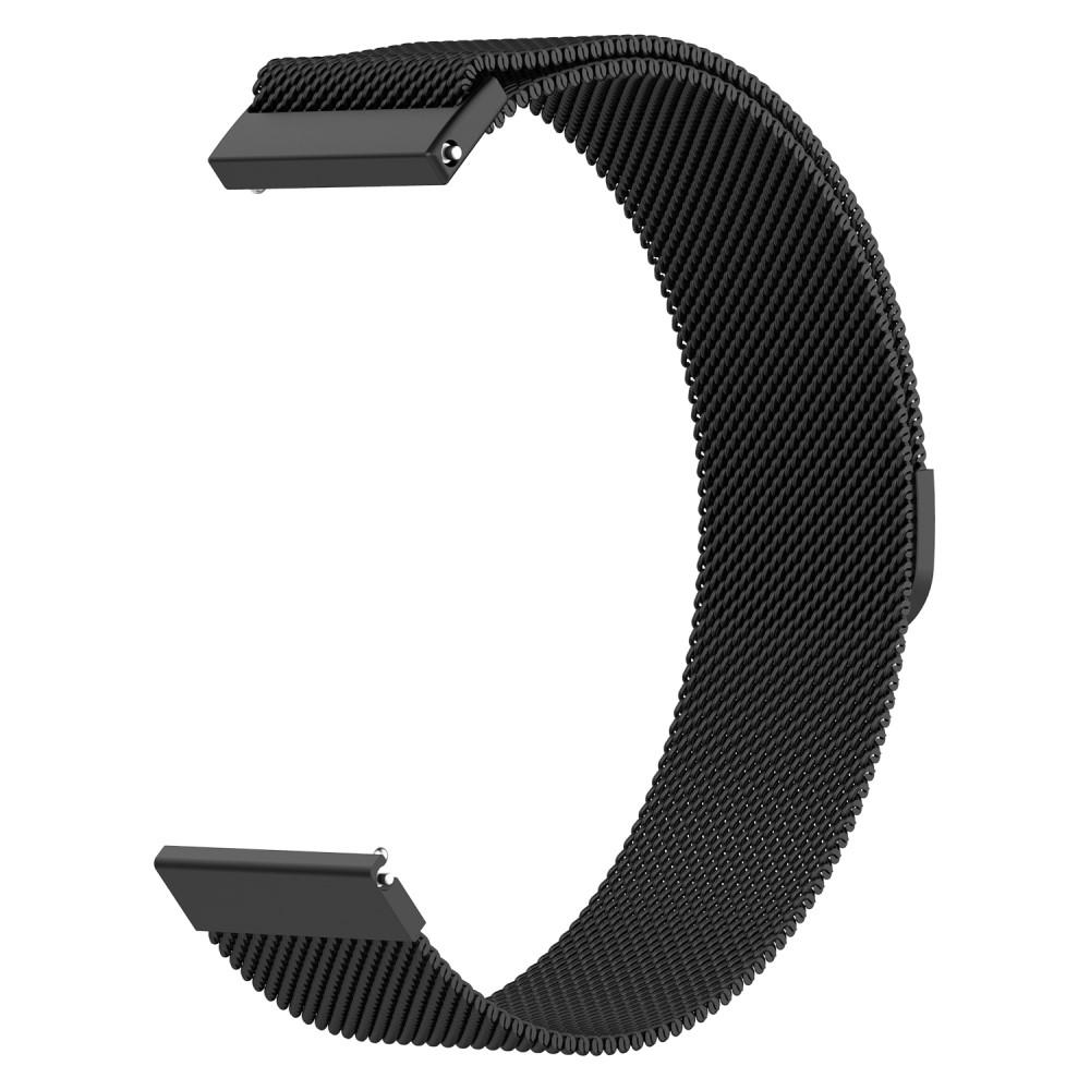 Samsung Galaxy Watch 42mm Armband Milanese Loop, svart