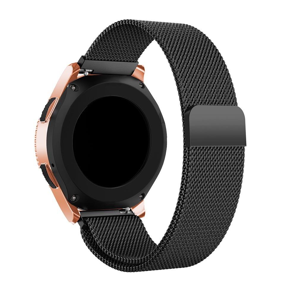 Samsung Galaxy Watch 42mm Armband Milanese Loop, svart