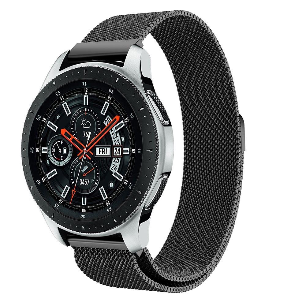 Samsung Galaxy Watch 46mm Armband Milanese Loop, svart