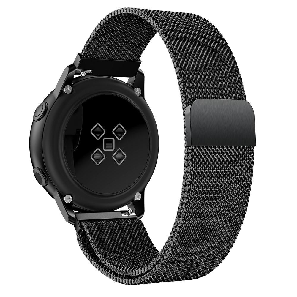 Samsung Galaxy Watch Active Armband Milanese Loop, svart