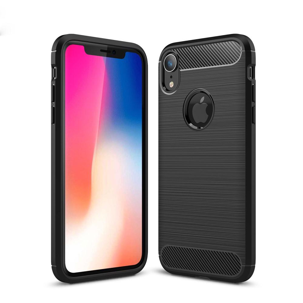 iPhone Xr TPU-skal Brushed, Svart