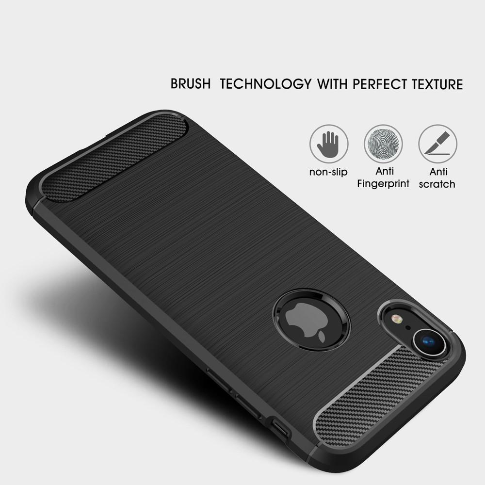 iPhone XR TPU-skal Brushed, Black