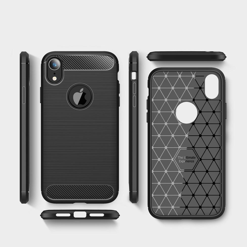 iPhone XR TPU-skal Brushed, Black