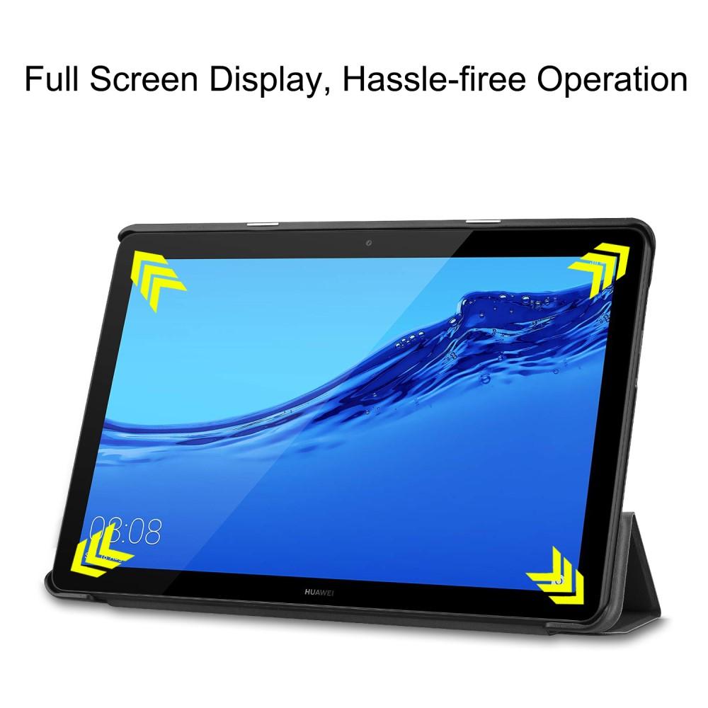Huawei MediaPad T5 10 Tri-Fold Fodral, svart