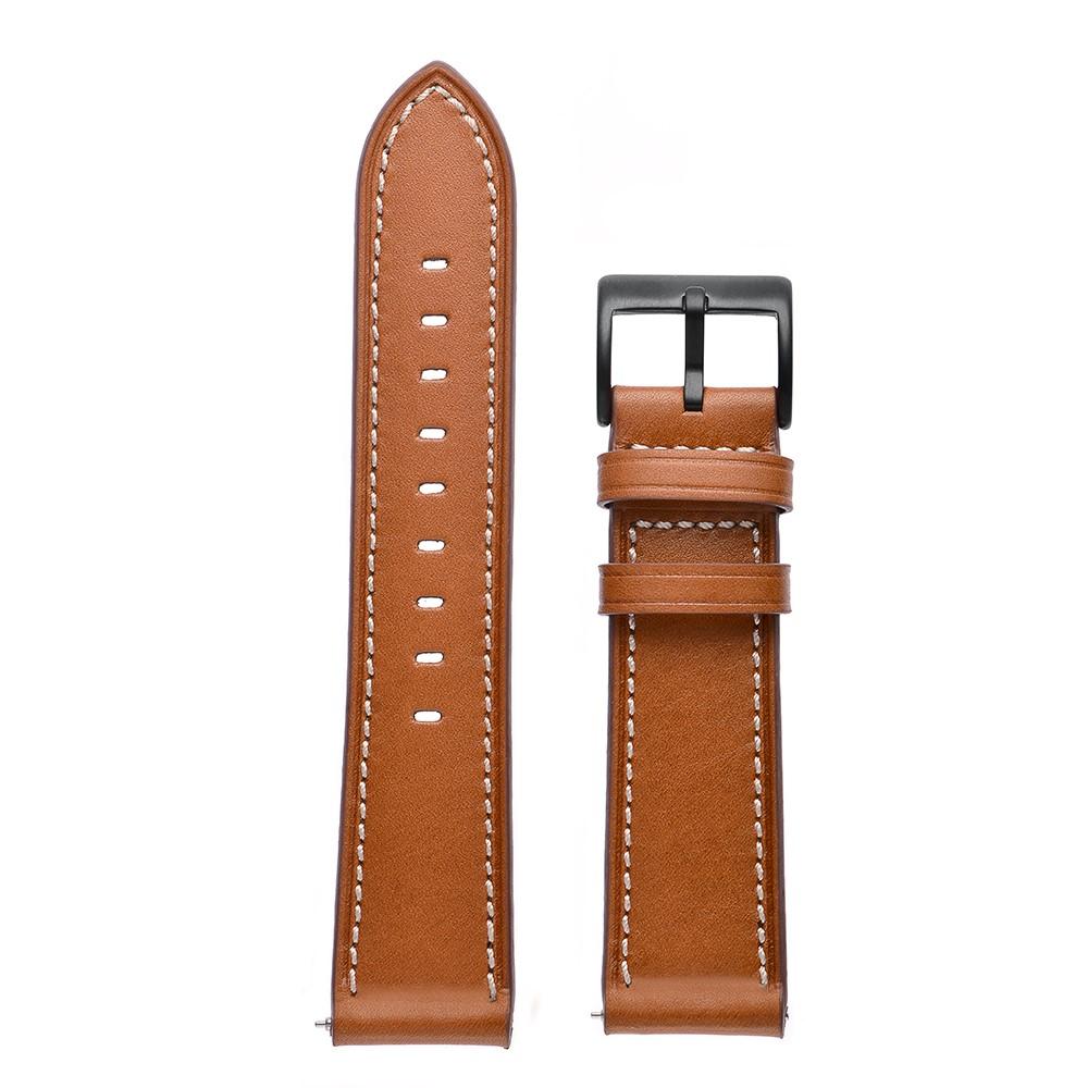 Samsung Galaxy Watch 42mm Armband i äkta läder, cognac