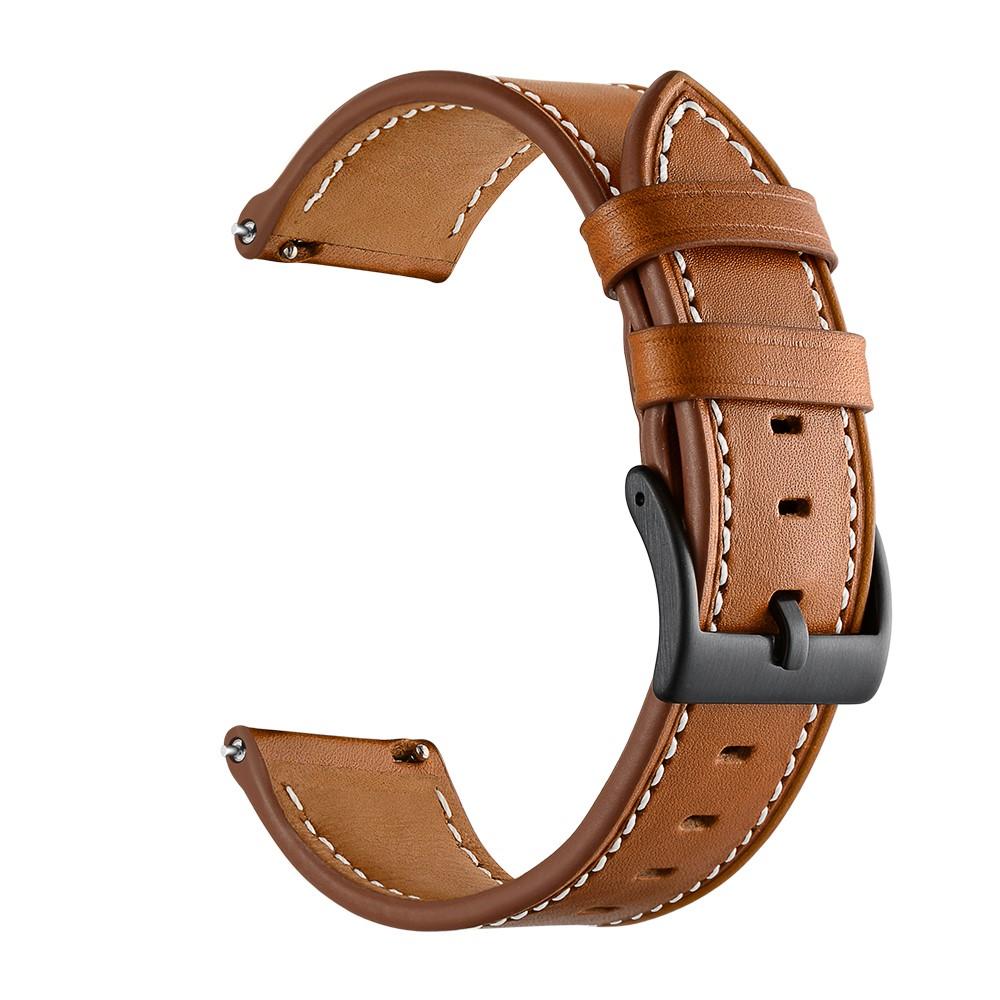 Samsung Galaxy Watch 42mm Armband i äkta läder, cognac