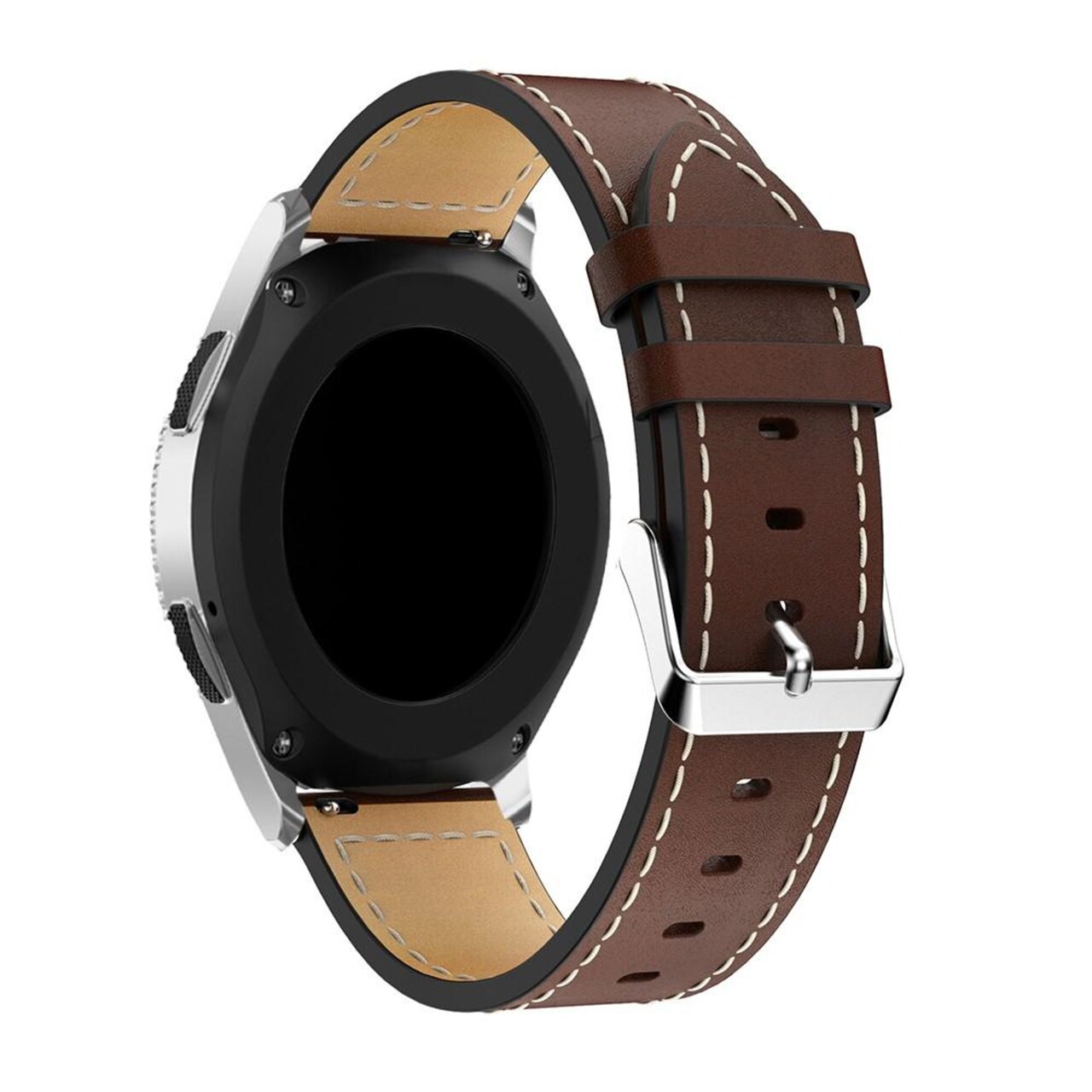 Samsung Galaxy Watch FE Armband i äkta läder, brun