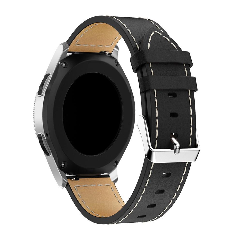 Garmin Forerunner 265 Armband i äkta läder, svart