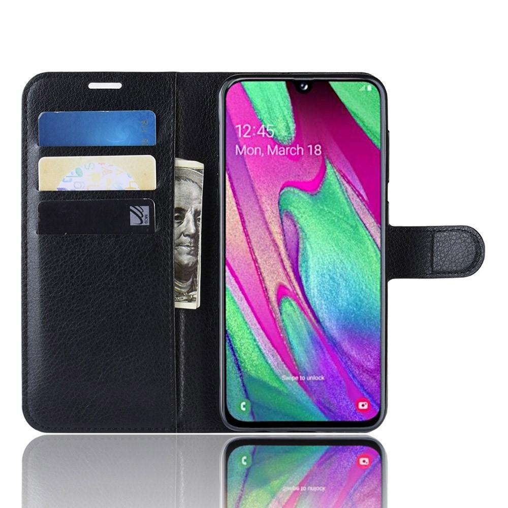 Samsung Galaxy A40 Enkelt mobilfodral, svart