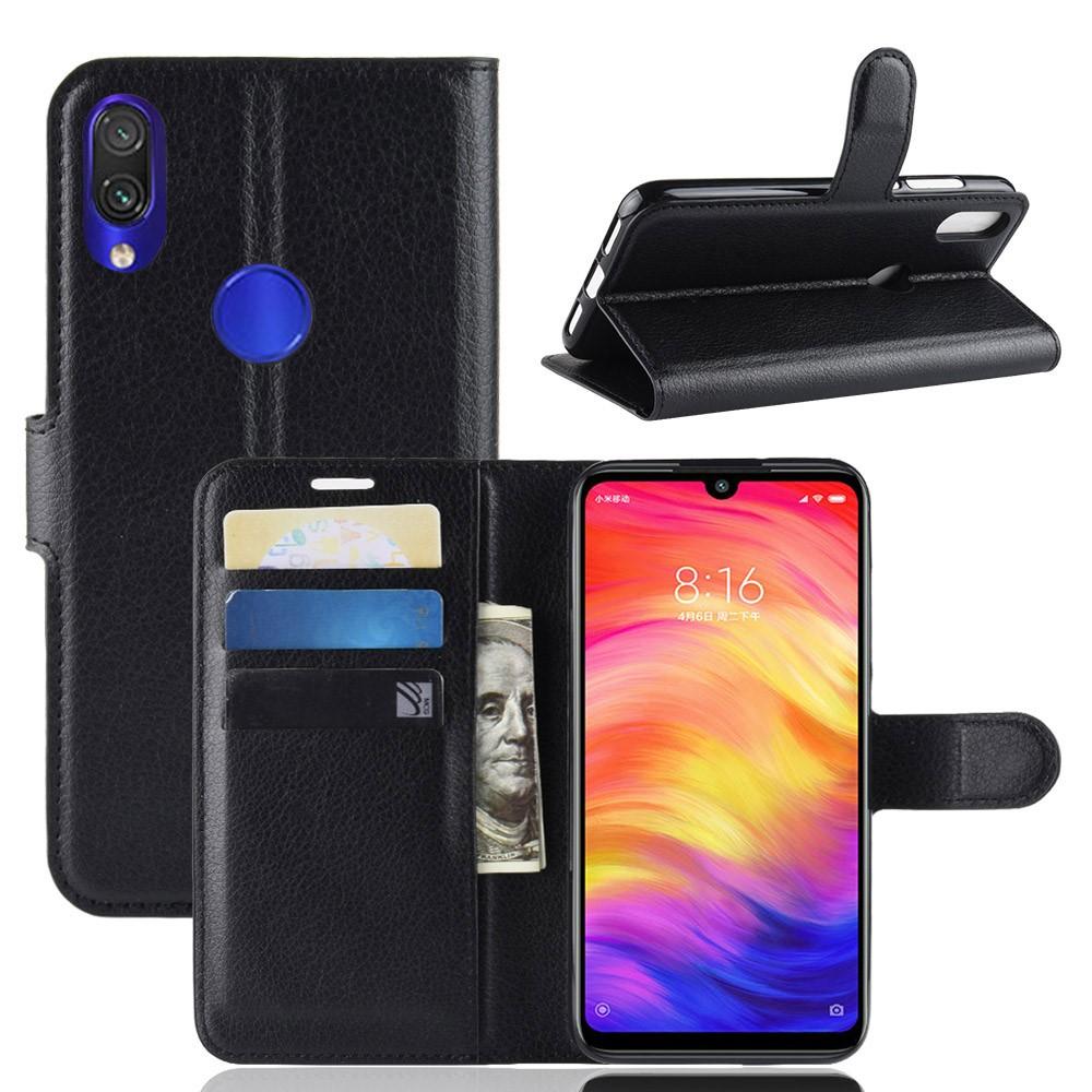 Xiaomi Redmi Note 7 Enkelt mobilfodral, svart