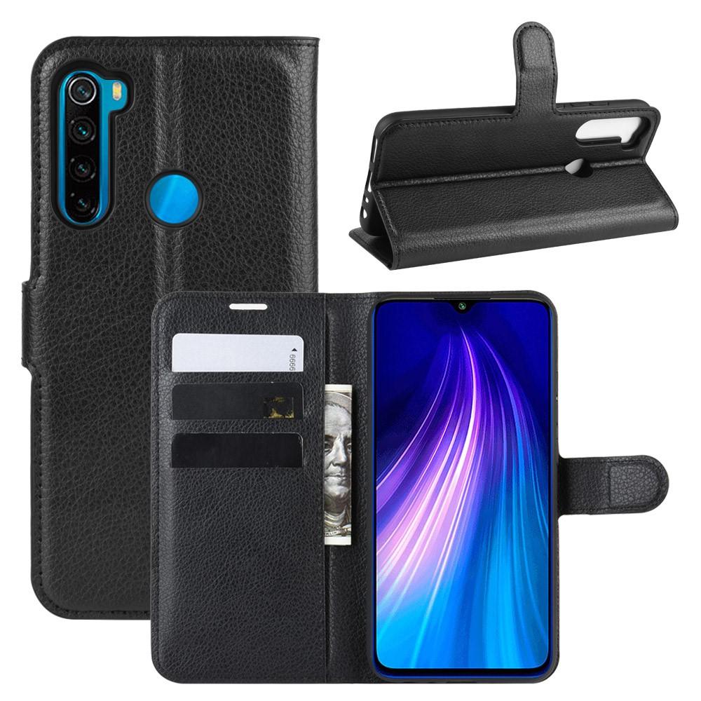 Xiaomi Redmi Note 8 Enkelt mobilfodral, svart