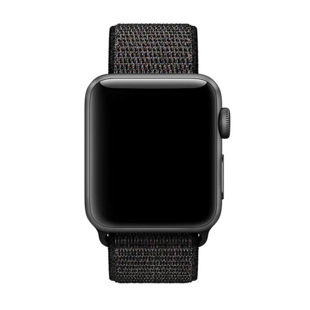 Apple Watch SE 44mm Armband i nylon, svart