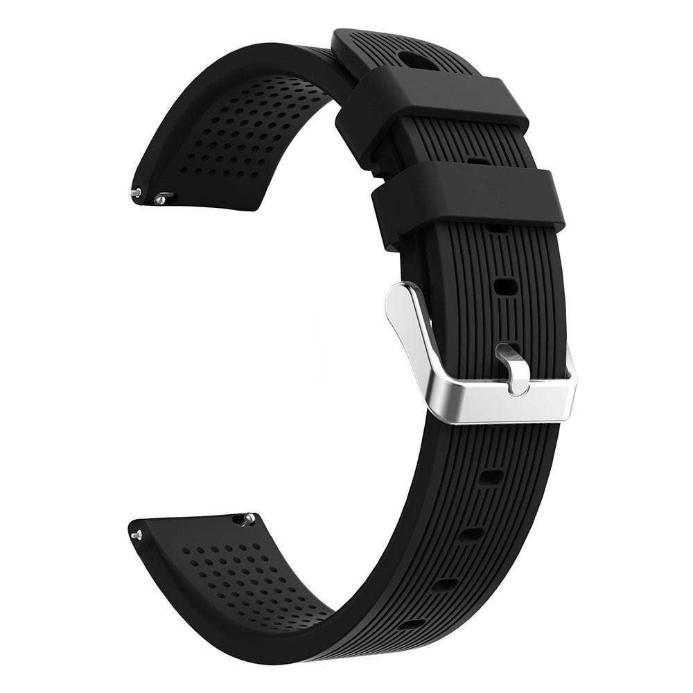 Amazfit GTS/GTS 2 Armband i silikon, svart