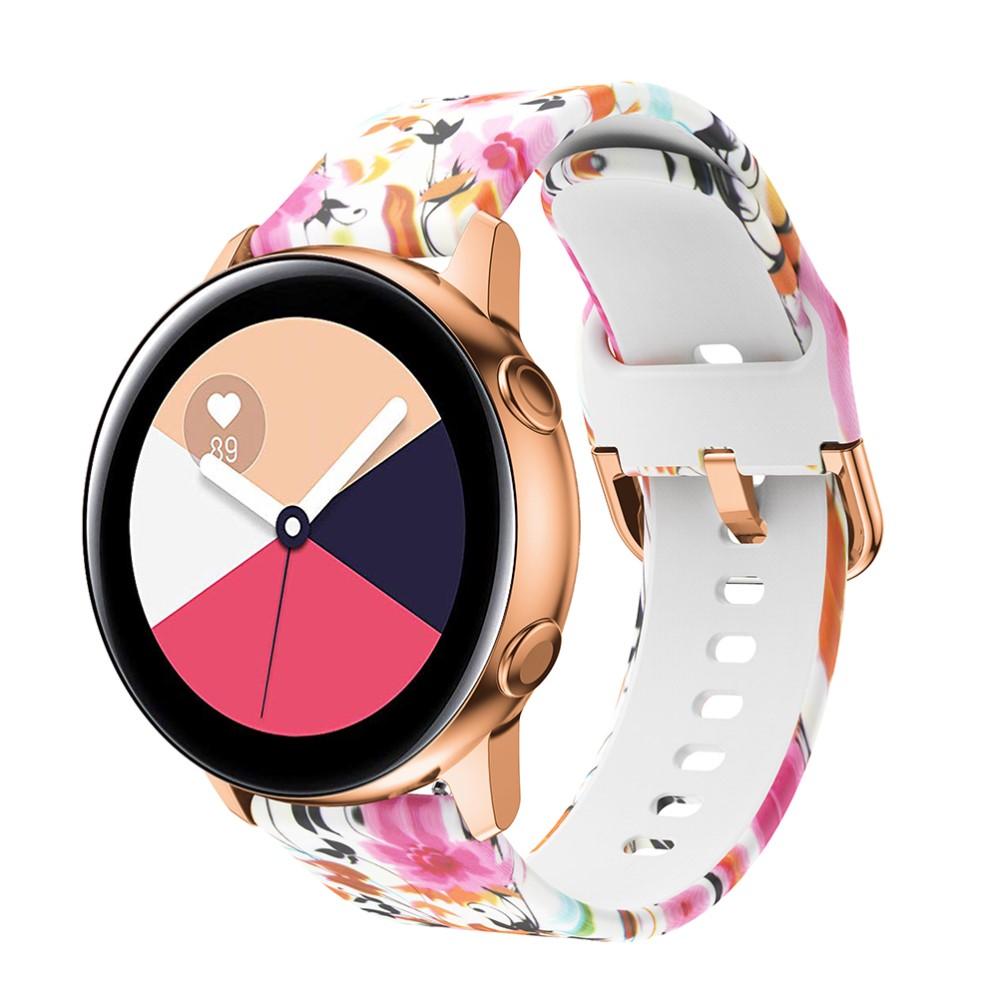 Samsung Galaxy Watch 42mm Armband i silikon, blommor