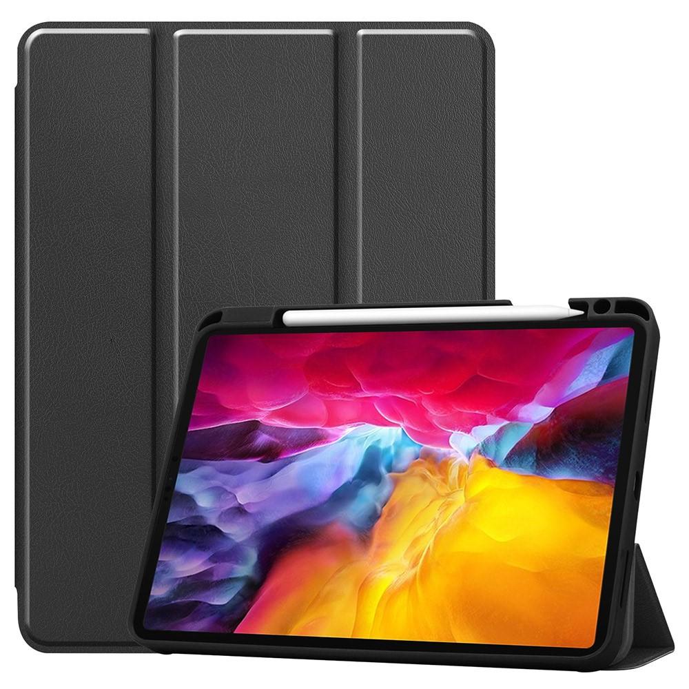 iPad Pro 11 4th Gen (2022) Tri-fold Fodral med pennhållare, svart