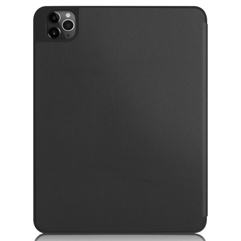 iPad Pro 12.9 4th Gen (2020) Tri-fold Fodral med pennhållare, svart