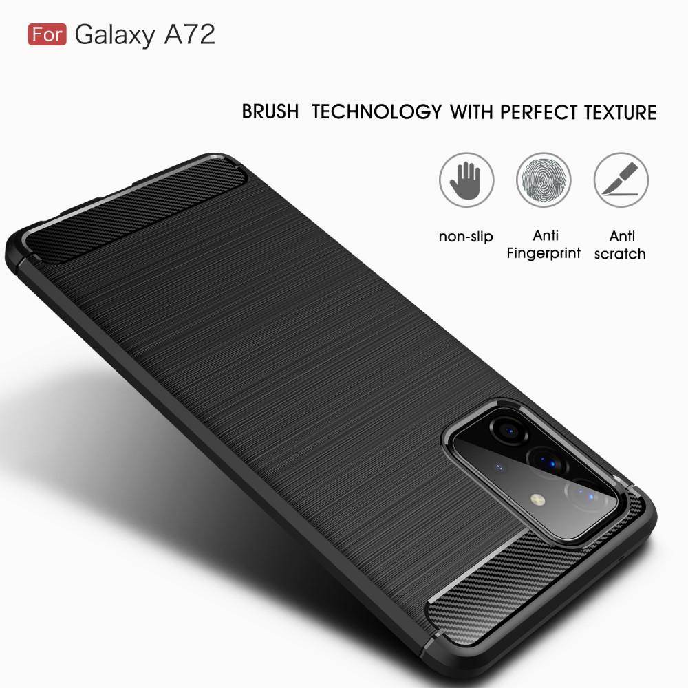 Galaxy A72 5G TPU-skal Brushed, Black