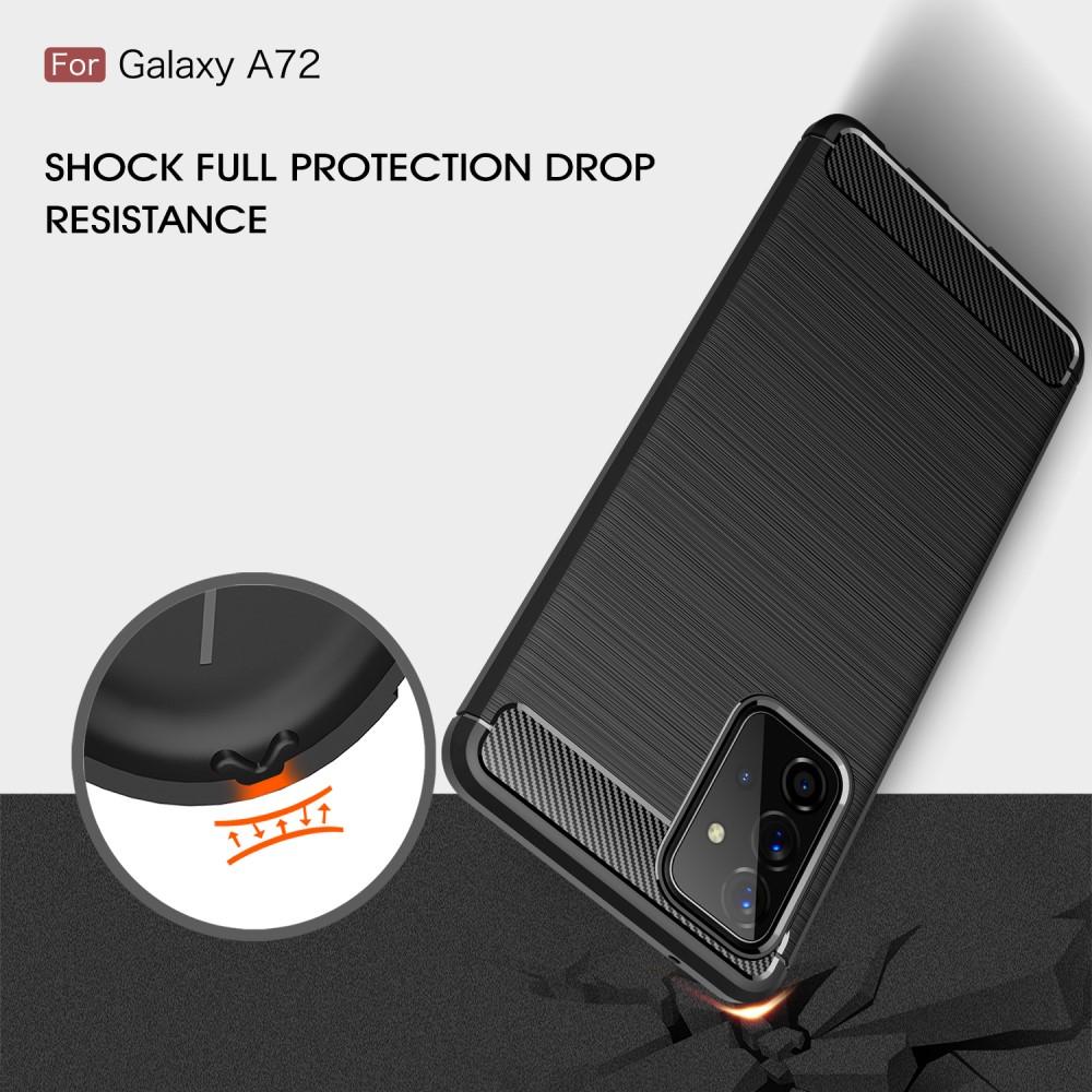 Galaxy A72 5G TPU-skal Brushed, Black