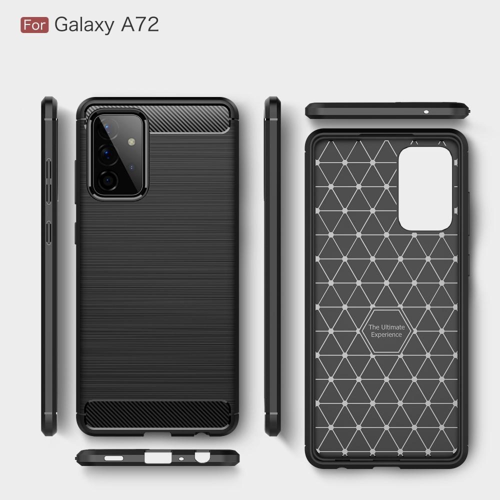 Galaxy A72 5G TPU-skal Brushed, Black