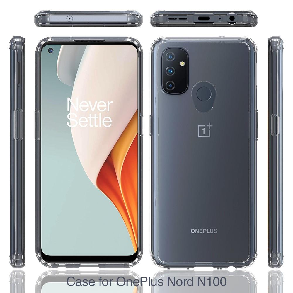 OnePlus Nord N100 Crystal Hybrid-skal, transparent