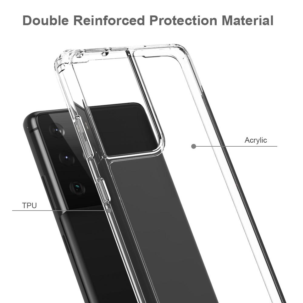 Samsung Galaxy S21 Ultra Crystal Hybrid-skal, transparent