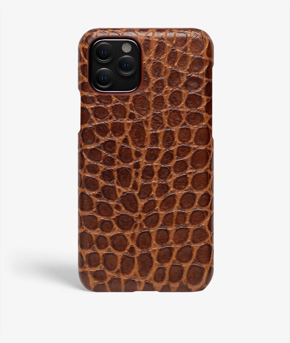 iPhone 11 Pro Skal Small Croco Brun