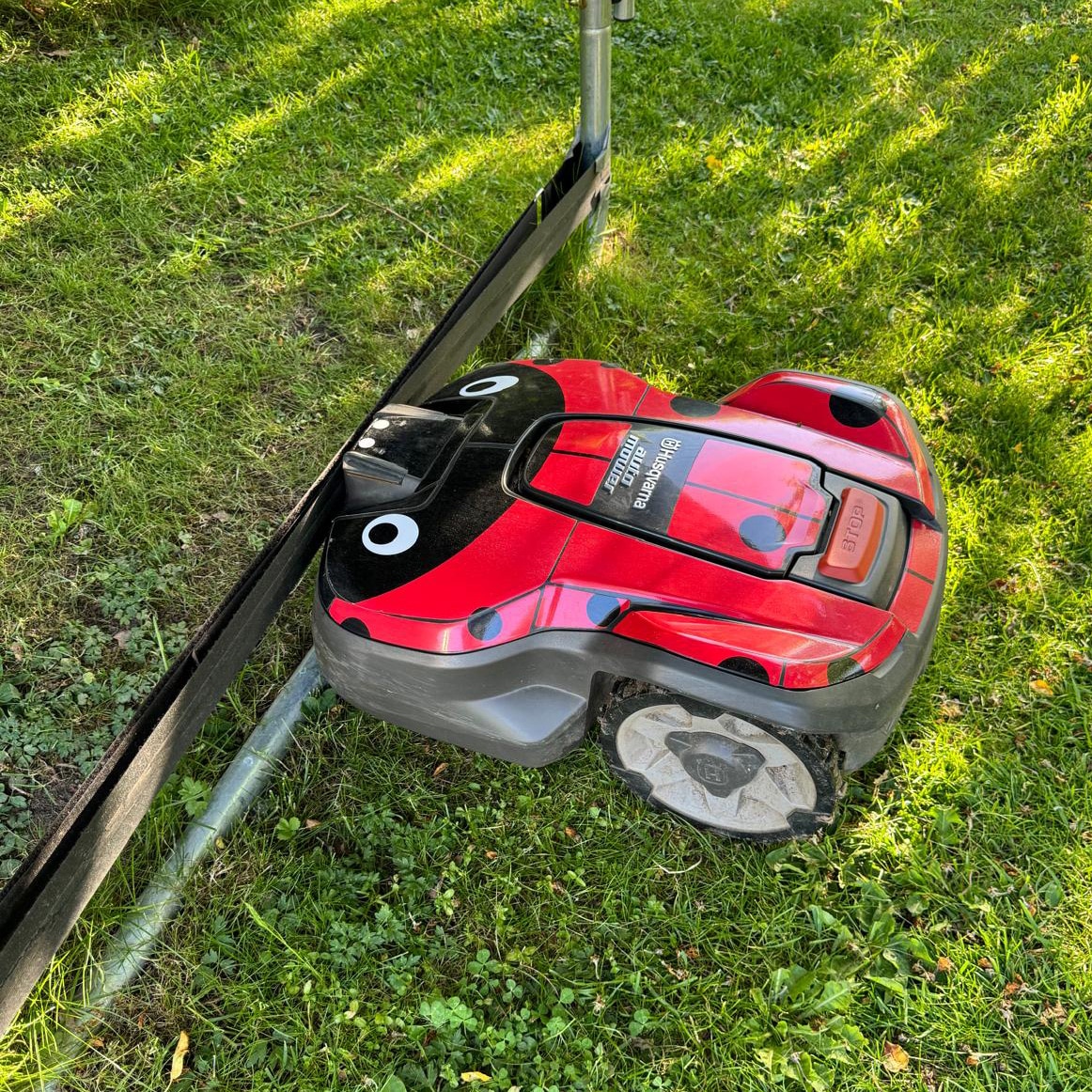 Robotgräsklippare Stopp för studsmattor